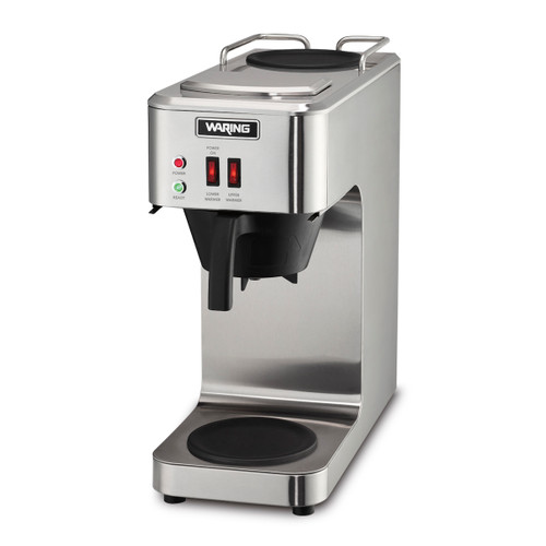 Waring WCM50 Single Stainless Steel Pourover Coffee Brewer - 120 Volts