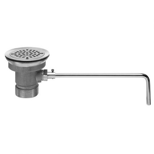 Fisher 65676 Cast Red Brass Body With Stainless Steel Ball DrainKing Waste Valve 12 GPM