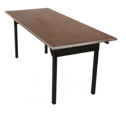 Maywood DLORIGLW2496 96" W x 24" D x 30" H Rectangular Plastic Laminated Lite-Ply Top Original Lightweight Folding Table