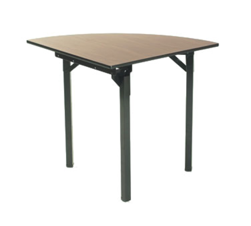 Maywood DLORIG36QR 36" W x 30" H Plywood Quarter-Round Top Original Folding Table