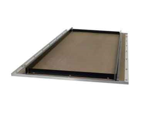 Maywood DPORIG1872TO 72" W x 18" D Rectangle Plywood With Aluminum Flush Edge Original Table Top