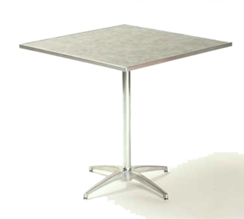 Maywood ML30SQPED30 30" W x 30" H Plywood Square Top Standard Pedestal Table