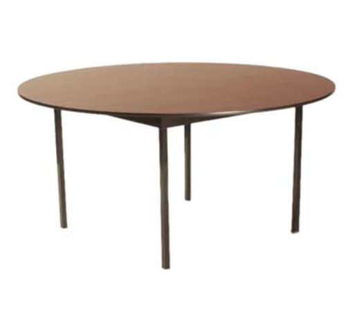 Maywood DLDEL72RD 72" W x 29" H Plywood  Round Top Deluxe Folding Table