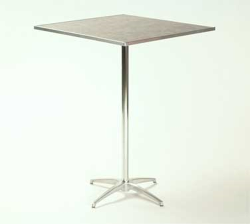 Maywood ML24SQPED42 24" W x 42" H Plywood Square Top Standard Pedestal Table