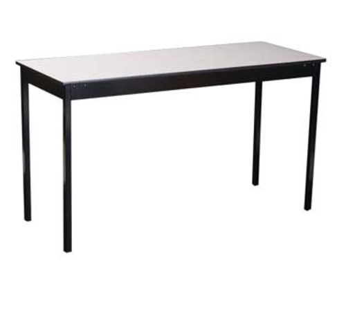 Maywood DLLAUN2448 72" W x 34" H Plastic Laminated Plywood With Black Vinyl Flush Edge Laundry Table
