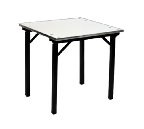 Maywood DFORIG54SQ 54" W x 30" H x 54" D White Vinyl Square Top Original Folding Table