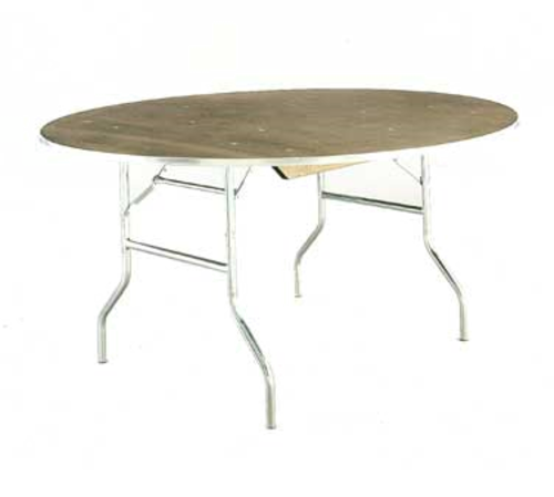 Maywood MP66RD 66" W x 30" H Plywood Round Top Standard Folding Table