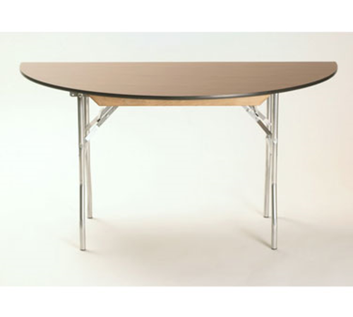 Maywood ML42HR 42" W x 30" H Plywood Half-Round Top Standard Folding Table