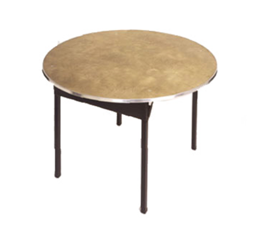 Maywood DPORIG90HR 90" W x 30" H Plywood Half-Round Top Original Folding Table