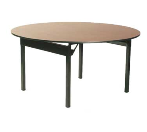 Maywood DLORIG54RD 54" W x 30" H Plywood Round Top Original Folding Table