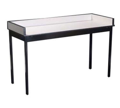 Maywood DLLAUNBS2448 48" W x 34" H Plastic Laminated Plywood With Black Vinyl Flush Edge Laundry Table