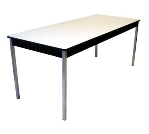 Maywood DLSTAT1896 96" W x 29" H x 18" D Rectangular Top Stationary Office Table