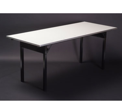 Maywood DFORIG3060 60" W x 30" D x 30" H Rectangular White Vinyl Sheet Bonded On Plywood Top Original Folding Table