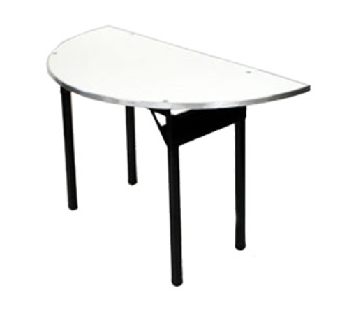 Maywood DFORIG60HR 60" W x 30" H White Plywood Round Top Original Folding Table