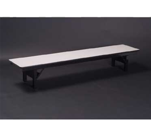 Maywood DLORIG1572RISER 72" Long 15" Wide 12" High Metal Glide Caps Std Single-Deck Rectangular Top Original Table Riser