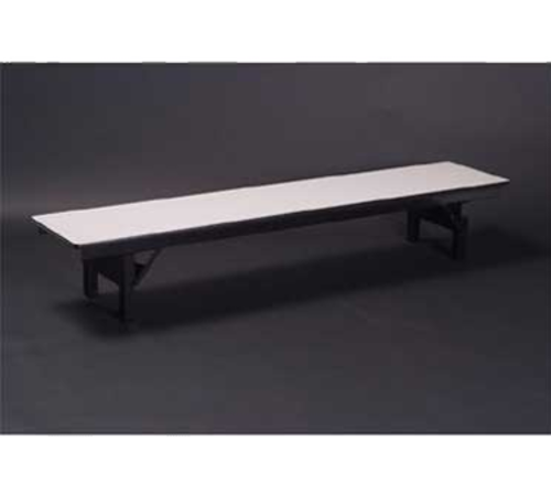 Maywood DLORIG1596RISER 96" Long 15" Wide 12" High Metal Glide Caps Std Single-Deck Rectangular Top Original Table Riser