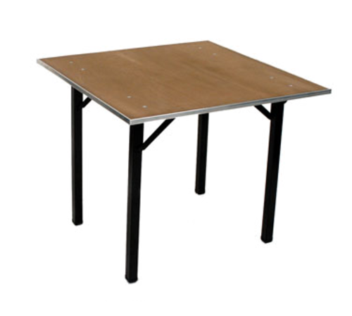 Maywood DPORIG48SQ 48" W x 30" H x 48" D Plywood Square Top Original Folding Table