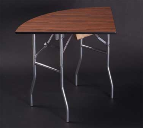Maywood ML30QRFLD 30" W x 30" H Plywood Quarter-Round Top Standard Folding Table