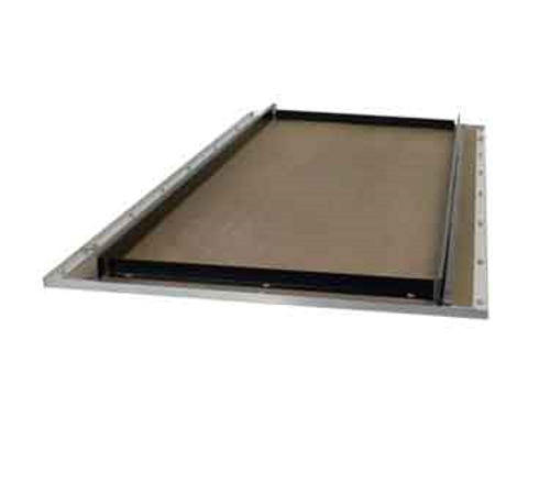 Maywood DPORIG1896TO 96" W x 18" D Rectangle Plywood With Aluminum Flush Edge Original Table Top