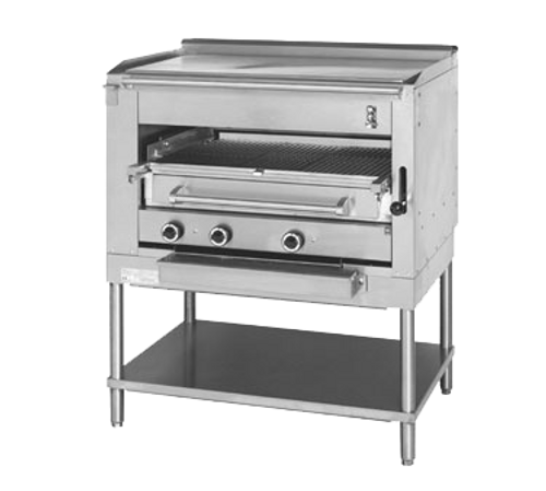 Montague C45SHBPL Gas Radiglo Steakhouse Broiler - 166,000 BTU