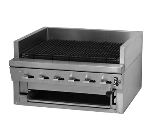 Montague UFSC-72C-LP 72" Liquid Propane Countertop Char-Broiler - 270,000 BTU