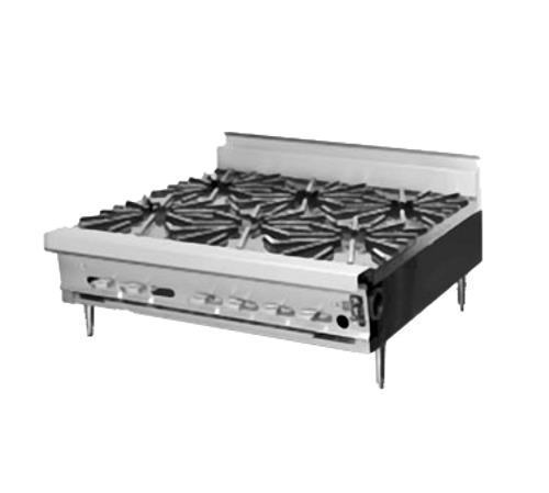 Montague C36-559-LP 36" Liquid Propane Heavy Duty Range - 135,000 BTU