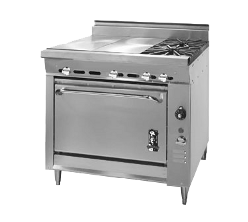 Montague V136-3G 36" Gas Heavy Duty Range - 30,000 BTU