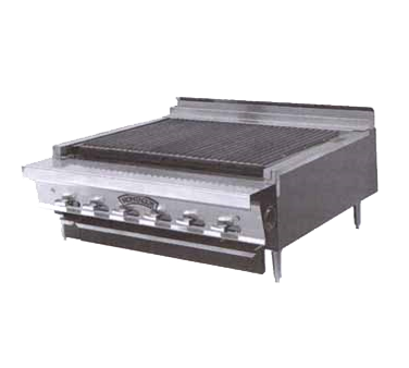 Montague UFLC-18R-NG 18" Natural Gas Countertop Char-Broiler - 38,000 BTU