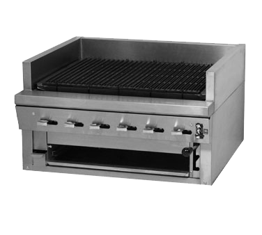 Montague UFSC-36R-NG 36" Natural Gas Countertop Char-Broiler - 114,000 BTU