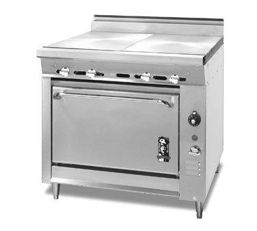 Montague V136-9ASE-LP 36" Liquid Propane Heavy Duty Range - 120,000 BTU