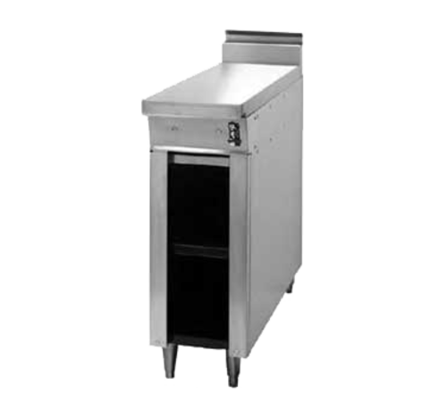 Montague 12-5-NG Legend 12" W Stainless Steel 2 Burners Natural Gas Add-A Unit Heavy Duty Range - 60,000 BTU