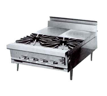 Montague C24-559-LP 24" Liquid Propane Heavy Duty Range - 90,000 BTU