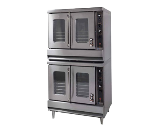 Montague R2-85A Apollo Double-Deck Liquid Propane Standard Depth Convection Oven - 170,000 BTU/Deck