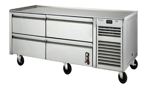 Montague RB-108-SC 108"W Six Drawer Legend Heavy Duty Extreme Cuisine Refrigerated Equipment Base/Stand