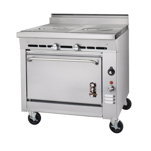 Montague 136-9A 36" Gas Heavy Duty Range - 110,000 BTU