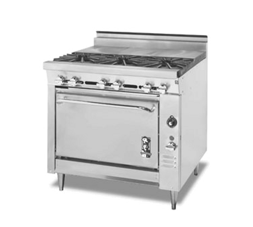 Montague V136-559 36" Gas Heavy Duty Range - 175,000 BTU