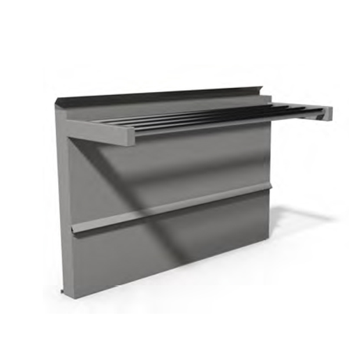 Montague Tshs-36 Legend Back Guard/Tubular Single High Shelf