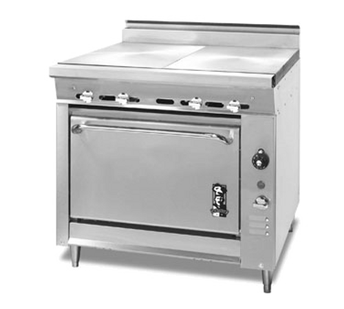 Montague V136-9ASE-NG 36" Natural Gas Heavy Duty Range - 120,000 BTU