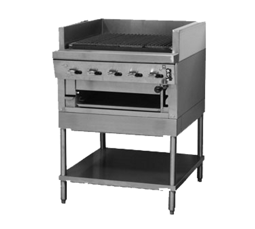 Montague UFSM-24R-NG 24" Natural Gas Char-Broiler - 76,000 BTU