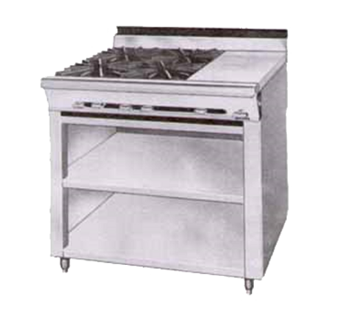 Montague 36-2G-LP 36" Liquid Propane Heavy Duty Range - 30,000 BTU