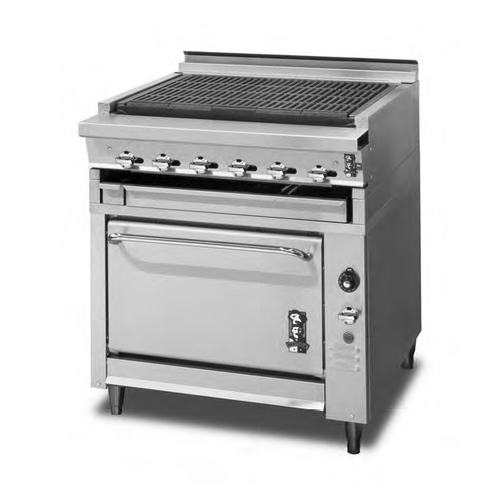Montague V136Lb Legend Lowboy Oven Natural Gas 36" Heavy-Duty Range Type - 405,000 BTU