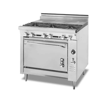 Montague 136-559 36" Gas Heavy Duty Range - 175,000 BTU