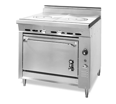 Montague V136-9A 36" Gas Heavy Duty Range - 110,000 BTU