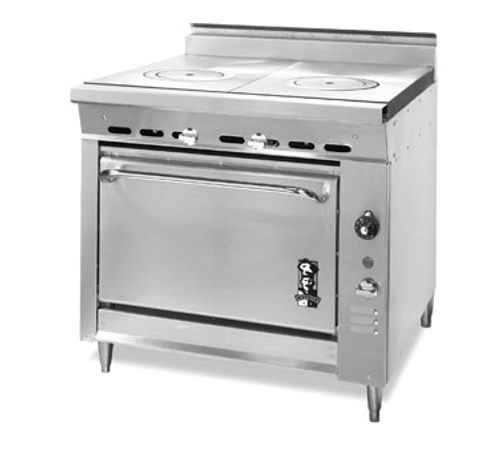 Montague V136-9A 36" Gas Heavy Duty Range - 110,000 BTU