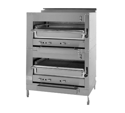 Montague 243W36 Gas Radiglo Broiler - 252,000 BTU