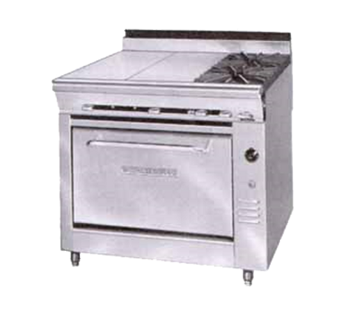 Montague C36-3G-NG 36" Natural Gas Heavy Duty Range - 30,000 BTU
