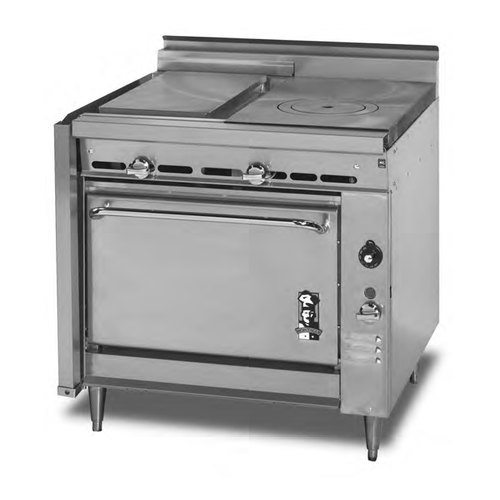 Montague V136-12PL 36" Gas Heavy Duty Range - 90,000 BTU