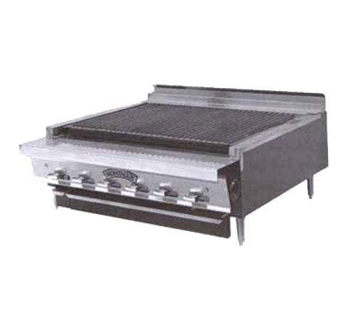 Montague UFLC-18R-LP 18" Liquid Propane Countertop  Char-Broiler - 38,000 BTU