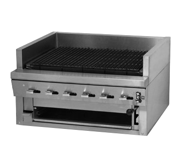 Montague UFSC-48C-LP 48" Liquid Propane Countertop Char-Broiler - 180,000 BTU