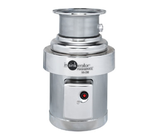 inSinkErator SS-200-18A-MSLV Complete Disposer Package With 18" Diameter Bowl 6-5/8" Diameter Inlet